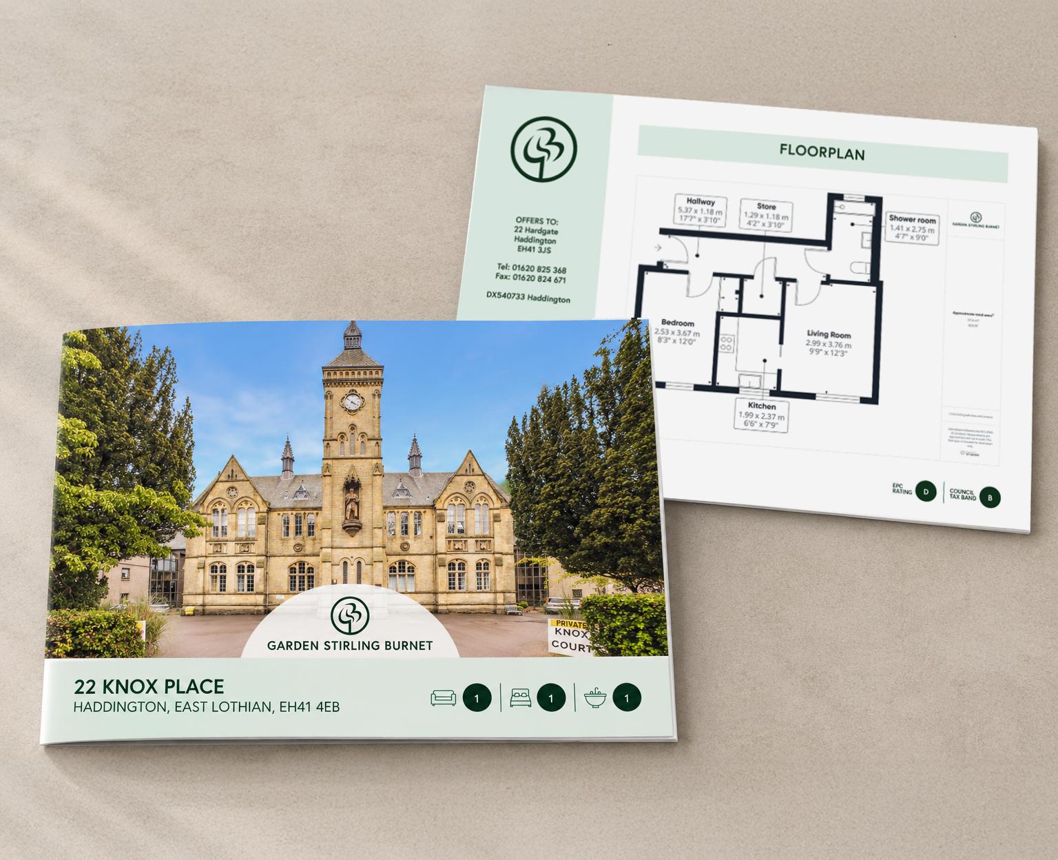 Property marketing brochure mock-up 2